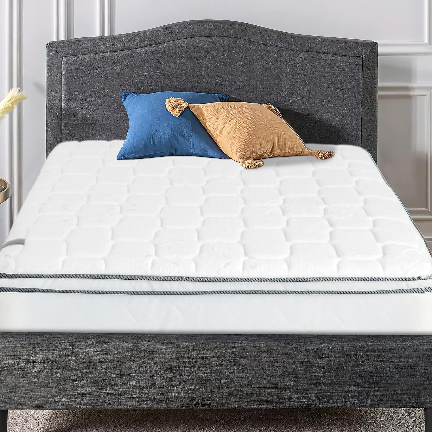 Nutan, 9-Inch Meduim Plush Eurotop Innerspring Mattress, Twin XL