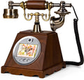 FiayaCom Video Audio Guest Book Wedding Phone,1080P HD Video Phone Guestbook, Preserve Your Special Occasions, Ideal for Wedding Bridal Shower, Birthday, Graduations, Baby Shower(Retro Brown)