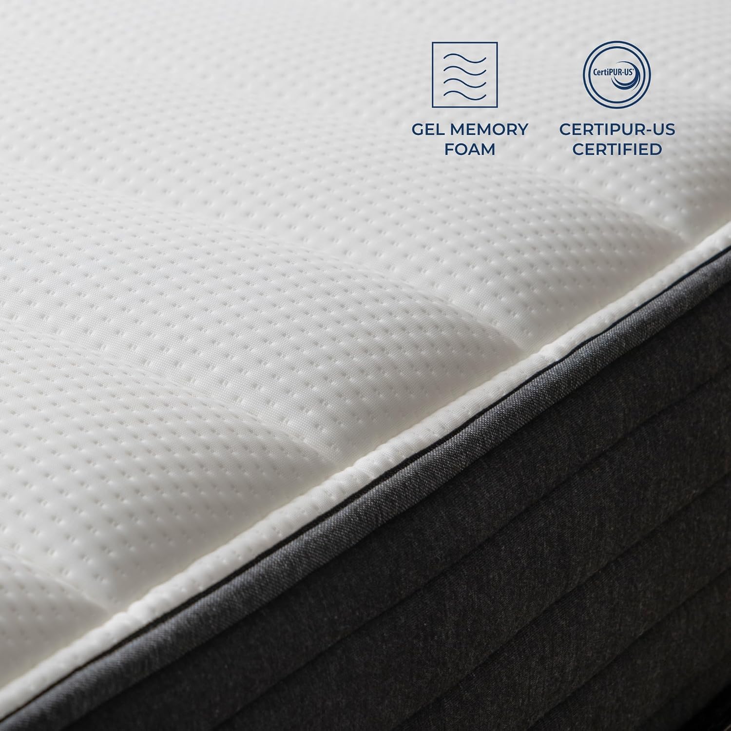 Brooklyn Bedding Select 10' Gel Memory Foam Hybrid Mattress, Twin