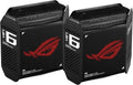 ASUS ROG Rapture GT6 (2PK) AX10000 Tri-Band WiFi 6 Gaming Mesh System, Covers up to 5,800 sq ft, 2.5 Gbps Port, Triple-Level Game Acceleration, UNII 4, Free Lifetime Internet Security, Black