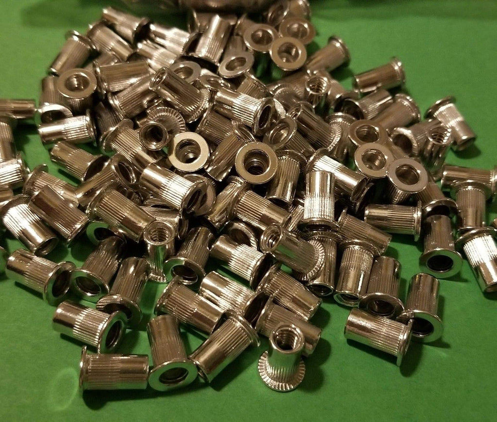 Pack of1000 pcs 10-24 Aluminum Rivet Nut Rivnut Insert Nutsert SAE 10-24 UNC HQ