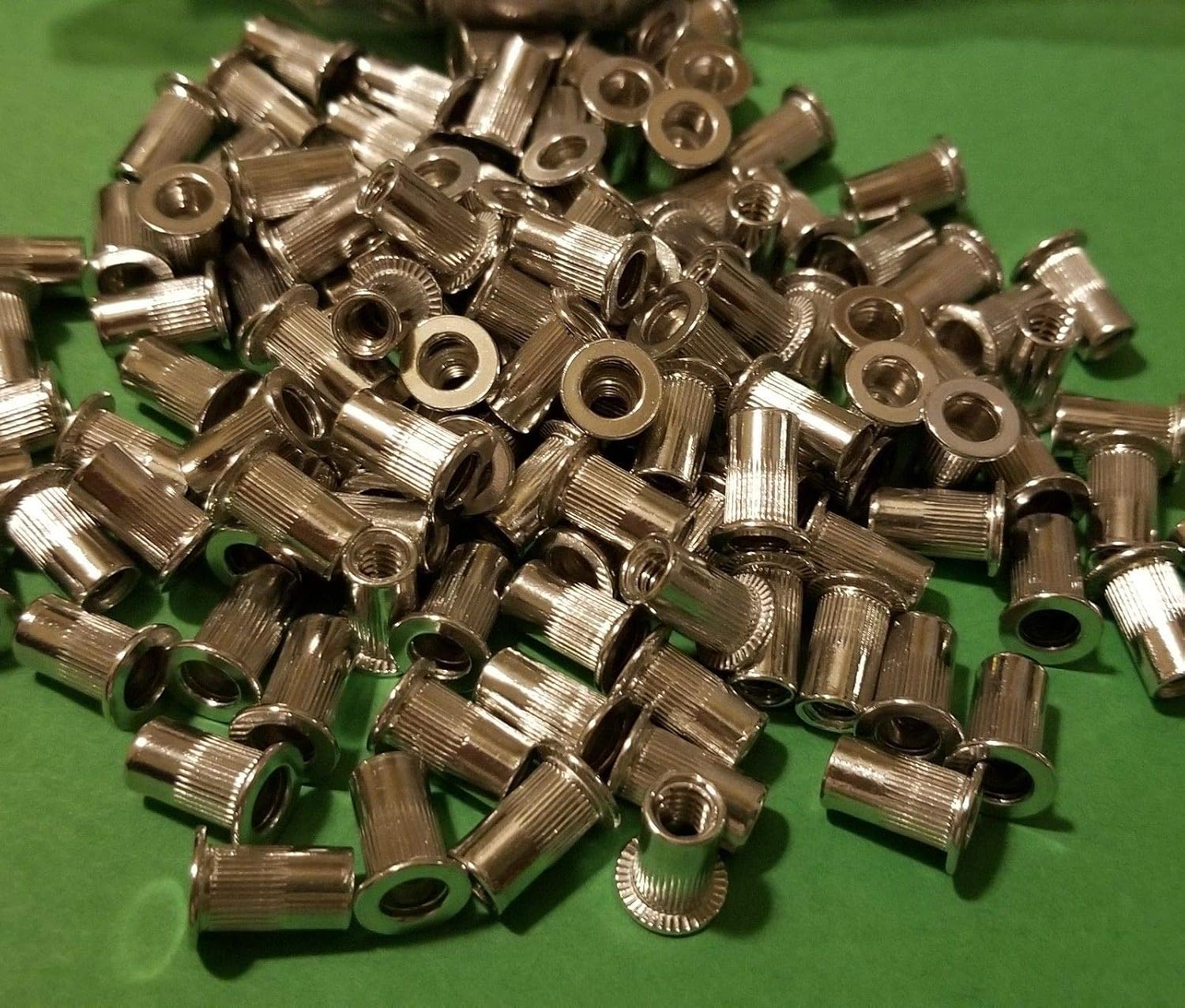 Pack of1000 pcs 10-24 Aluminum Rivet Nut Rivnut Insert Nutsert SAE 10-24 UNC HQ