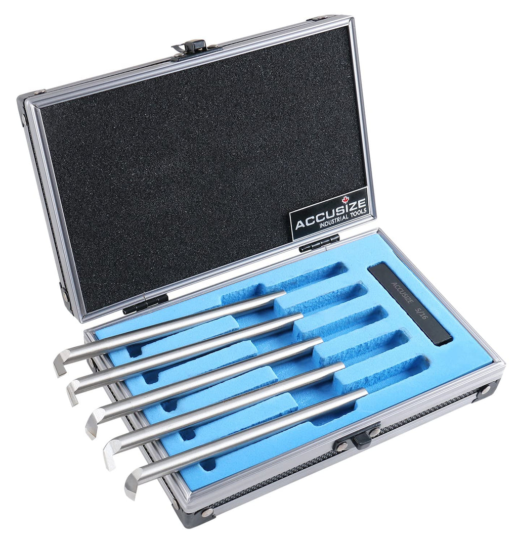 Accusize Industrial Tools 5/16'' 6 pcs Hss Internal Threading and Boring Tool Set, 2663-2002
