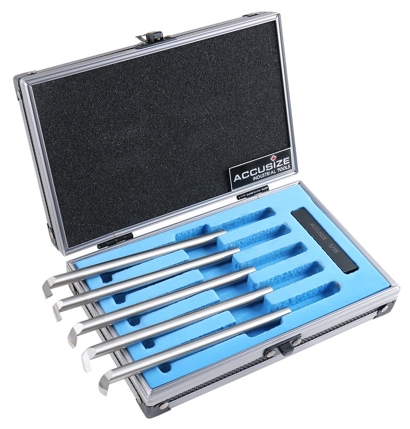 Accusize Industrial Tools 5/16'' 6 pcs Hss Internal Threading and Boring Tool Set, 2663-2002