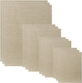 Senso Clear Primed Linen Panels - Medium Sampler Set of 12 Canvas Panels - 3 Each of Sizes 9x12, 11x14, 12x16, and 16x20 for Painting Oils, Acrylics, Pastels and More