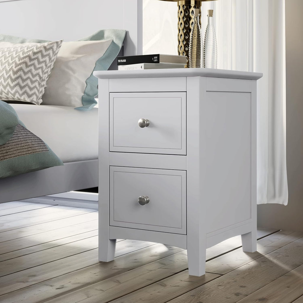 White Solid Wood 3 Pcs Full Bedroom Sets (Old SKU:BS315100AAK)