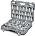 Ingersoll Rand 101 Piece SAE/Metric Master Mechanics Tool Set, Includes 1/4' & 3/8' Drive, 76 Sockets, 72-Tooth Seal-Head Ratchets, Tools & Accessories – 752020