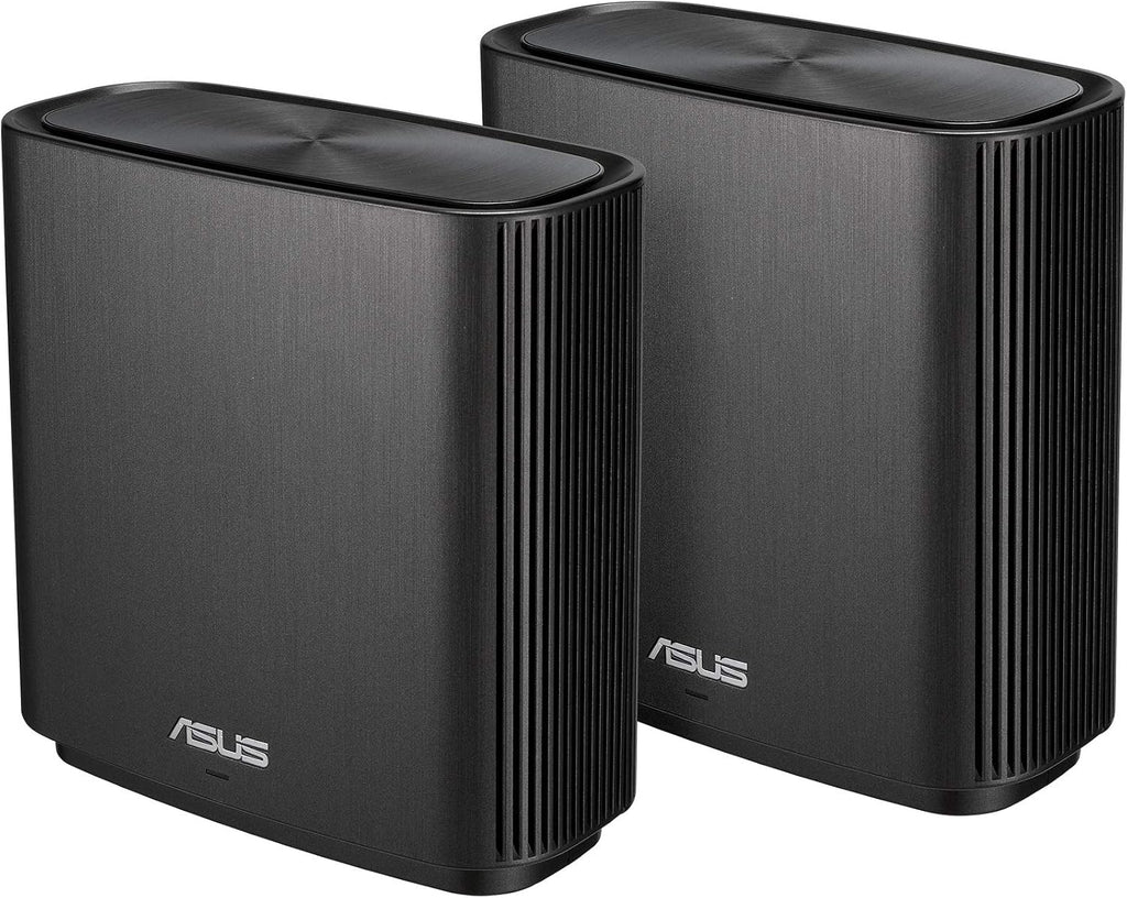 ASUS ZenWiFi AC3000 Tri-Band Mesh WiFi System (CT8 2PK) - Whole Home Coverage up to 5400 sq.ft & 4+ Rooms, AiMesh, Included Lifetime Internet Security, Easy Setup, 3 SSID, Parental Control, Charcoal