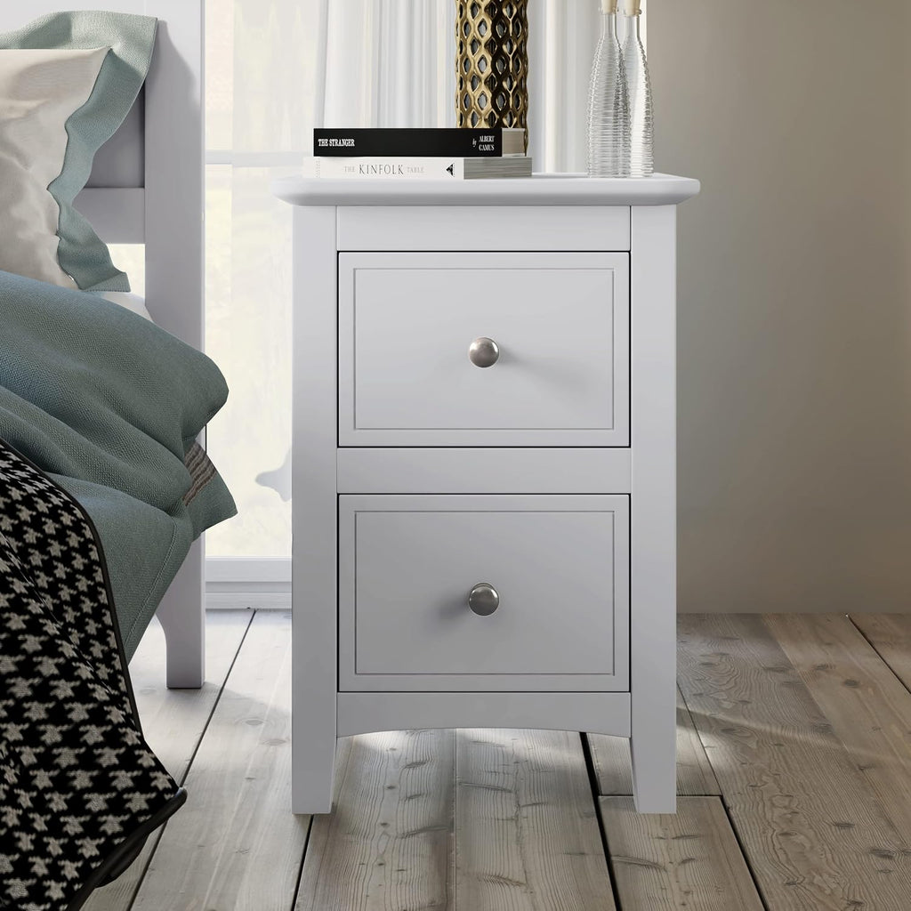 White Solid Wood 3 Pcs Full Bedroom Sets (Old SKU:BS315100AAK)