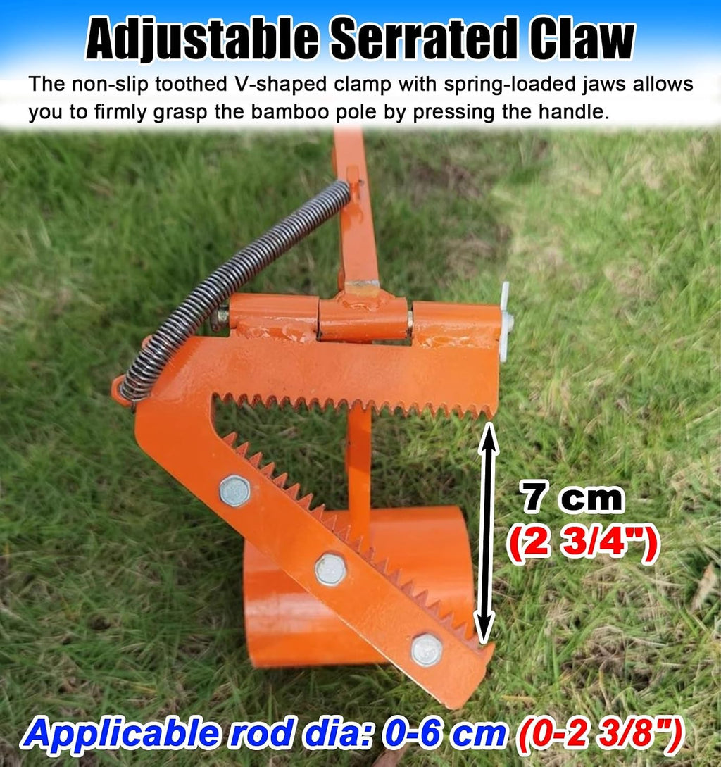 Sapling Puller Tool Stand up Heavy Duty, Weeding Puller Remover Tool Long Handle,Uprooting Weeder for Thorns w/Large Root Systems