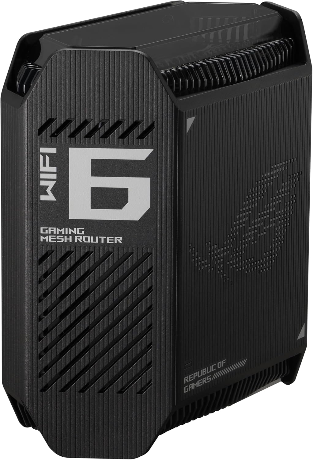 ASUS ROG Rapture GT6 (2PK) AX10000 Tri-Band WiFi 6 Gaming Mesh System, Covers up to 5,800 sq ft, 2.5 Gbps Port, Triple-Level Game Acceleration, UNII 4, Free Lifetime Internet Security, Black