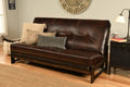 Kodiak Furniture Aspen Futon Set with Reclaim Mocha Finish, Oregon Trail Java, Full