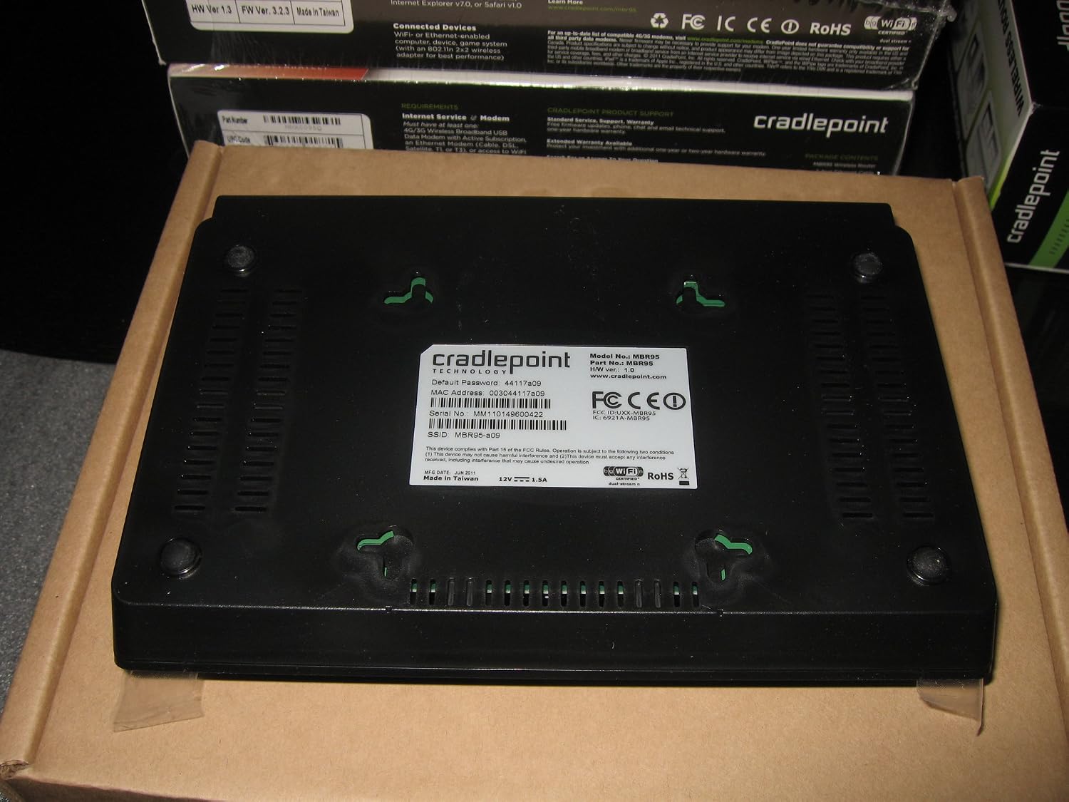 Cradlepoint Wireless Router MBR95