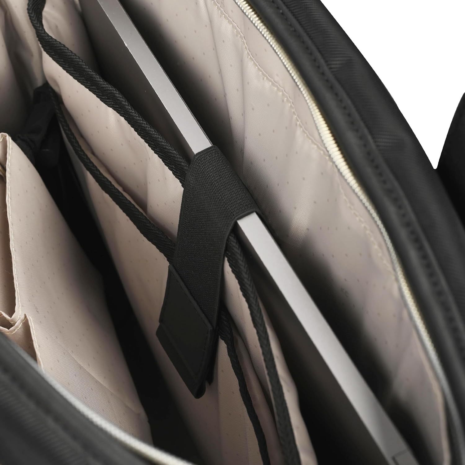 Kenneth Cole REACTION Madison Square Lightweight Hardside Chevron Expandable Spinner Luggage, Black, 2-Piece (20' Carry On + Tote)