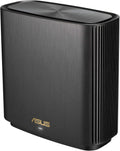 ASUS ZenWiFi AX Tri-Band Mesh WiFi 6 Router (XT8 Charcoal), 6.6Gbps, WiFi, 3 SSIDs, Life-time Free Network Security and Parental Controls, 2.5G Port (Renewed)