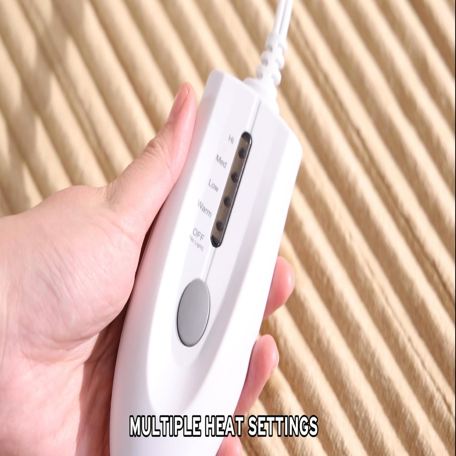 Eddie Bauer - Full Size Heated Blanket, Ultra-Soft Rib Plush Bedding with Solid Sherpa Reverse, Throw Blanket with 10 Heat Settings & Auto Shut-Off (Lookout Mountain Brown)