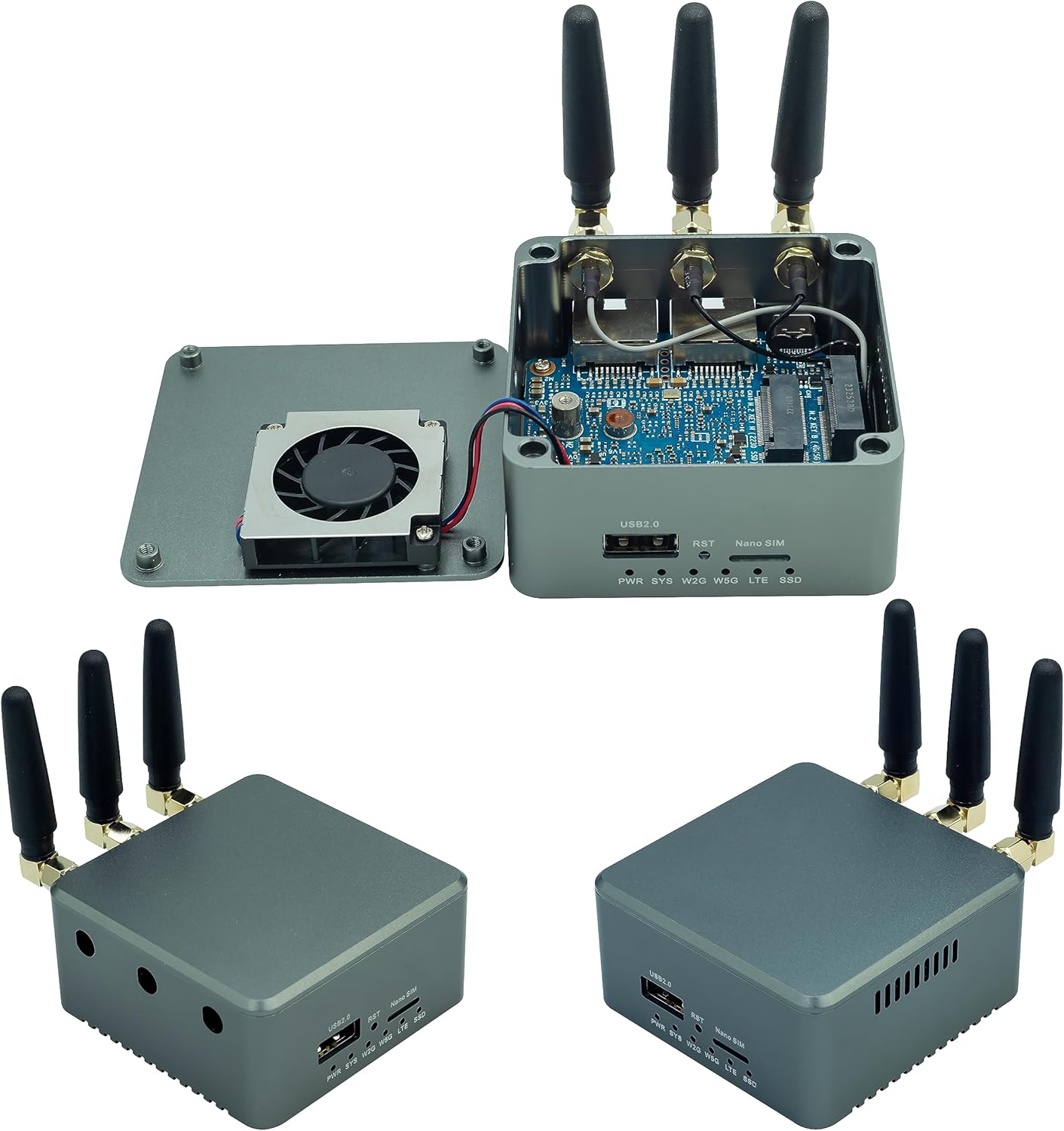 Banana Pi BPI-R3 Mini Wi-Fi 6 Open Source OpenWRT Router Board, Wireless Dual-Band Mini WiFi Router, MediaTek MT7986 (Filogic 830) CPU, Support 5X GbE and 2X 2.5GbE SFP for NAS Smart Home Gateway