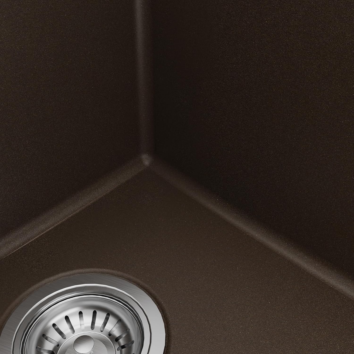 Karran QU-810 32' Undermount Double Equal Bowl Quartz Kitchen Sink Kit in Brown