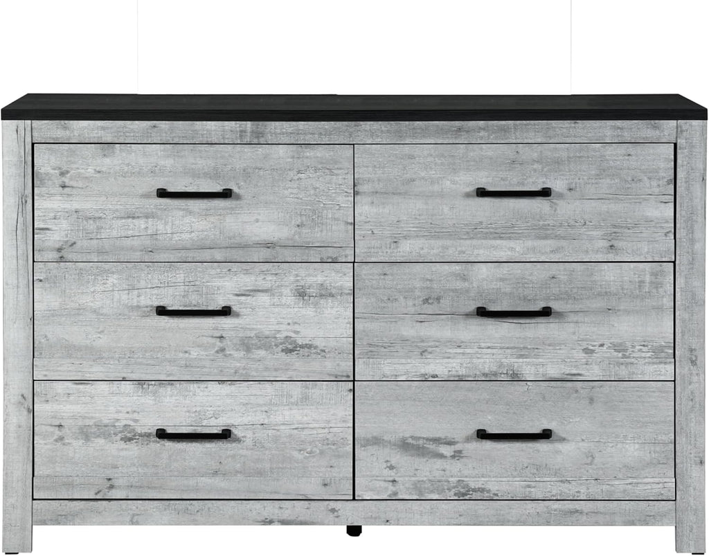 Kicks Grey WASH 5PC Full Bedroom Set