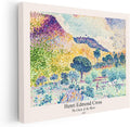 Poster Master Vintage Henri Edmond Cross Canvas - Retro The Chain of the Moors Print - Abstract Art - Classic Impressionism Painting - Aesthetic Living Room Wall Decor - 24x32 STRETCHED Canvas