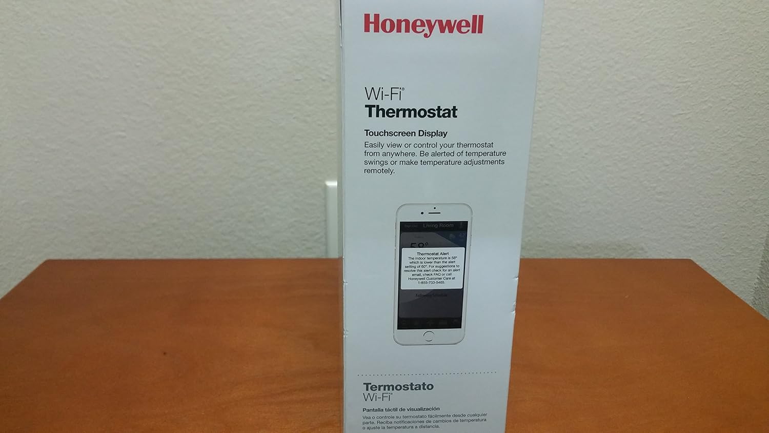 Honeywell Wi-Fi 7-Day Programmable Touchscreen Thermostat - RTH8580WF, 'Requires C Wire'