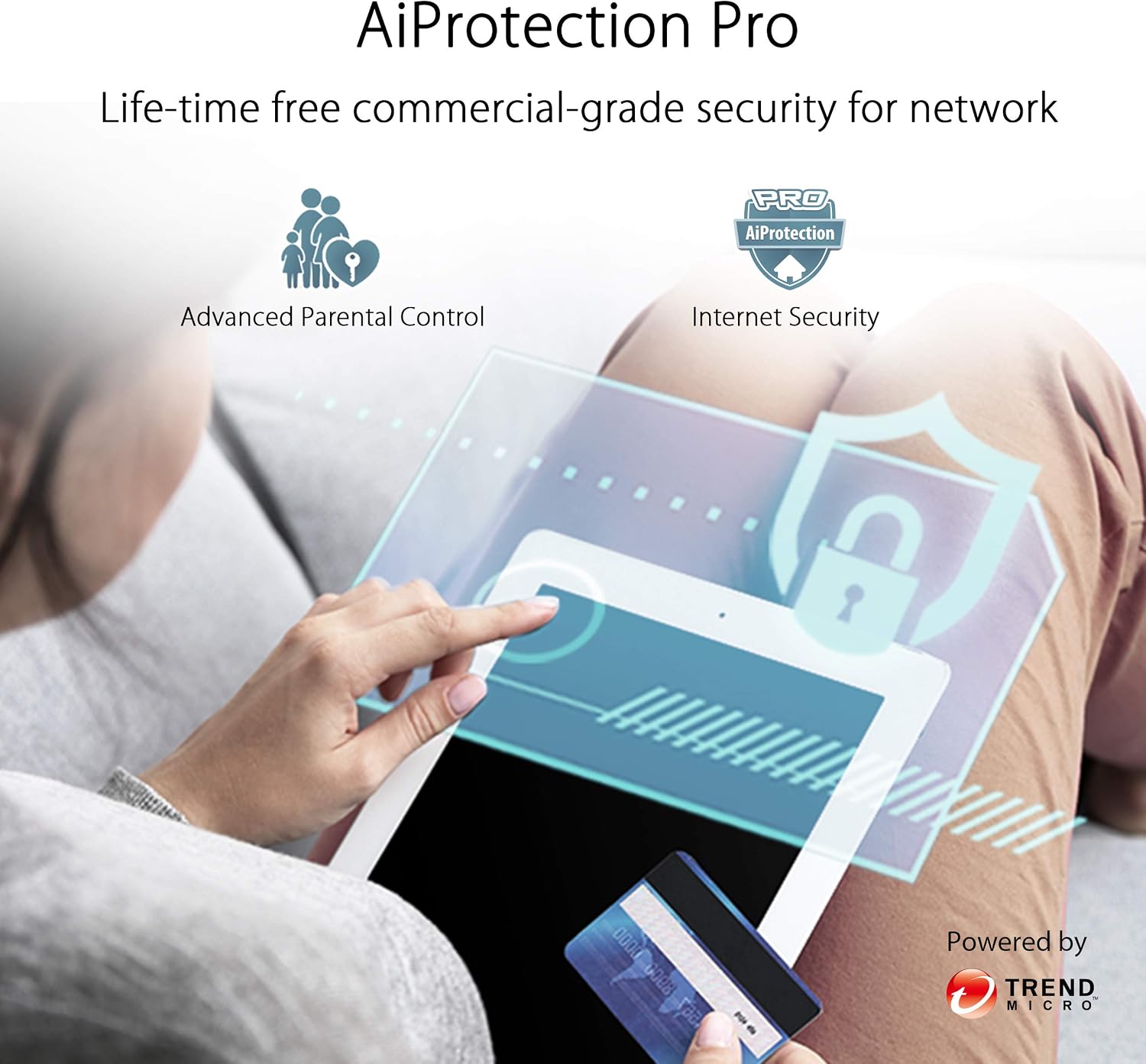ASUS ZenWiFi AC3000 Tri-Band Mesh WiFi System (CT8 2PK) - Whole Home Coverage up to 5400 sq.ft & 4+ Rooms, AiMesh, Included Lifetime Internet Security, Easy Setup, 3 SSID, Parental Control, Charcoal