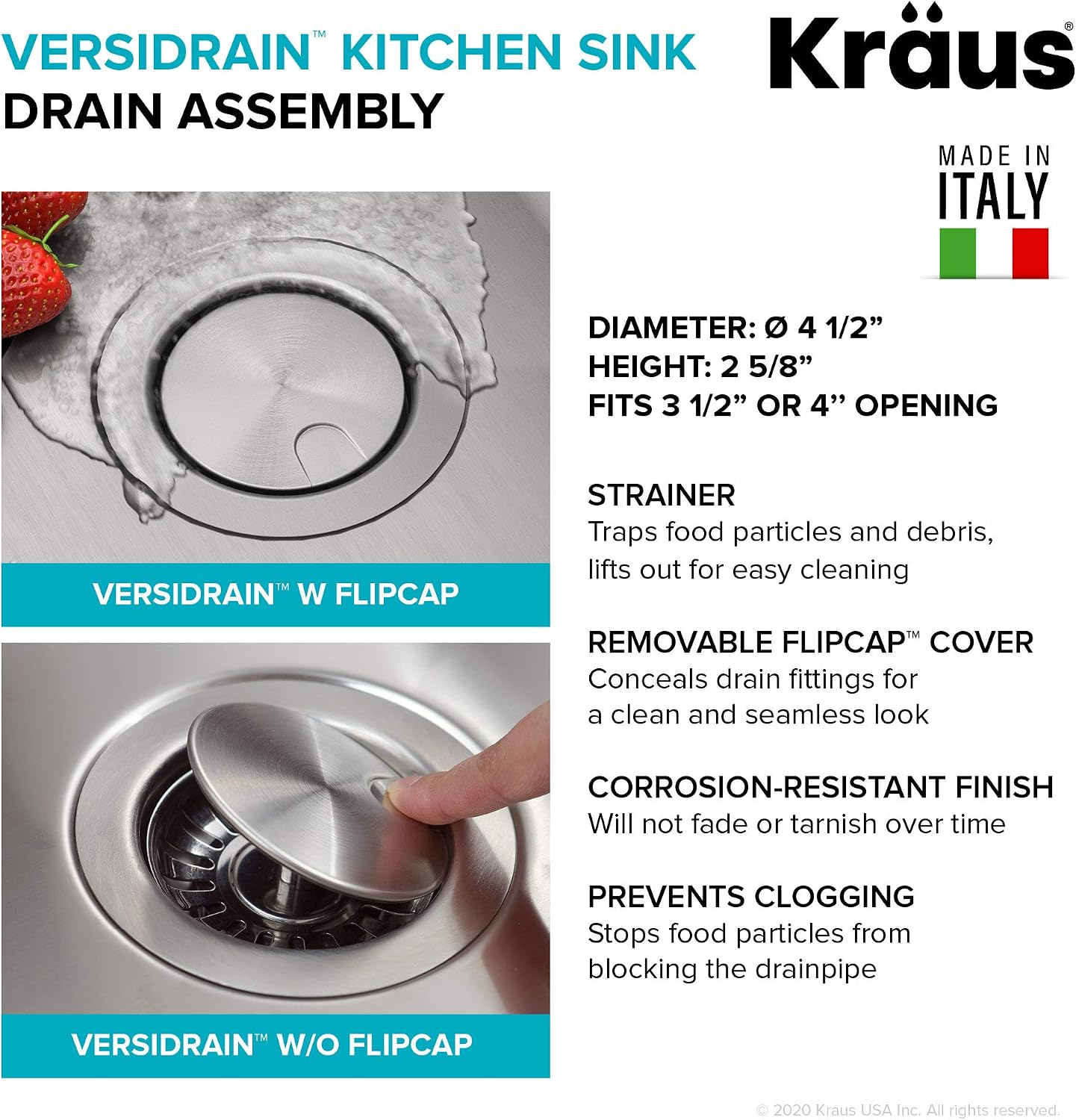 KRAUS Dex 32-inch Undermount 16 Gauge Stainless Steel Single Bowl Kitchen Sink, KA1US32B