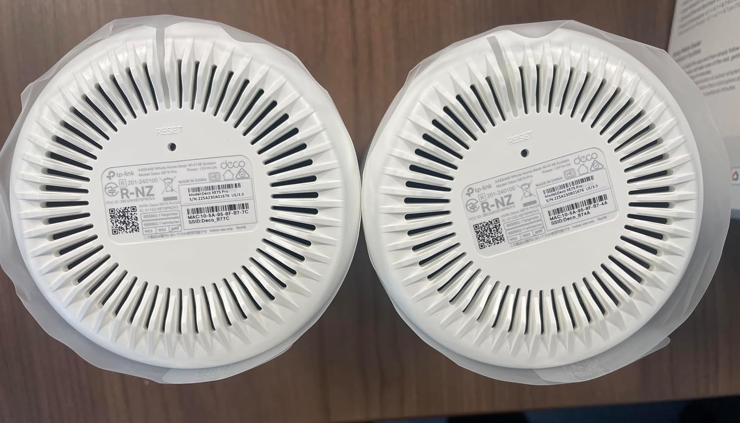 TP-Link Deco XE75 Pro AXE5400 Tri-Band WiFi 6E Mesh System - 2.5G WAN/LAN Port, Covers up to 5500 Sq.Ft, Replaces WiFi Router and Extender, AI-Driven Mesh, New 6GHz Band, 2-Pack