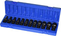 Grey Pneumatic (1212USD) 3/8' Drive 12-Piece Semi-Deep SAE Universal Socket Set
