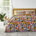 Marimekko - King Duvet Cover Set, Cotton Percale Bedding with Matching Shams & Button Closure, All Season Home Decor (Rosarium Pink, King)
