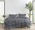Marimekko - Queen Duvet Cover Set, Cotton Bedding with Matching Shams & Button Closure, All Season Home Decor (Rasymatto Black, Queen)