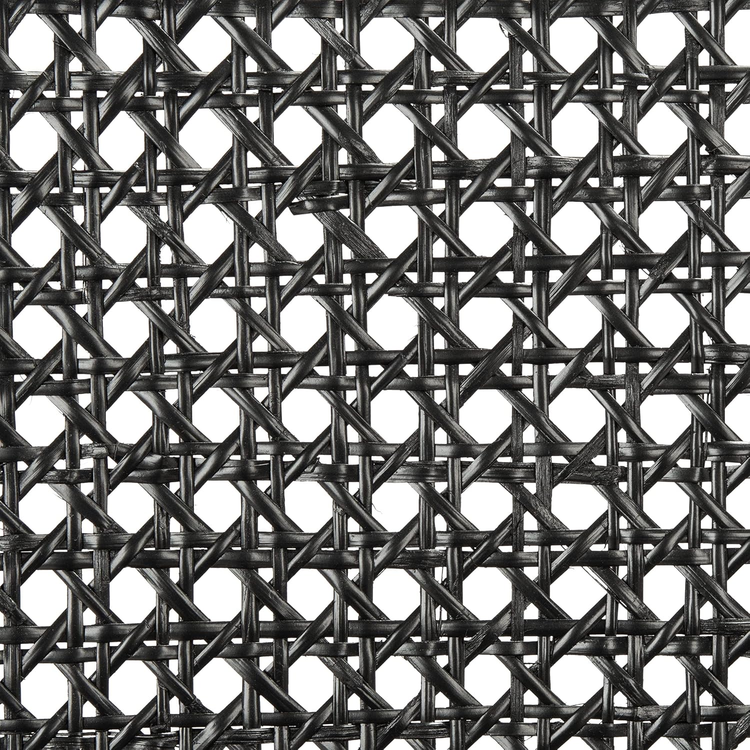 SAFAVIEH Home Collection Reinhardt Rattan Cushion Dining Chair (Set of 2) -Fully Assembled DCH8800C-SET2, Black/Grey