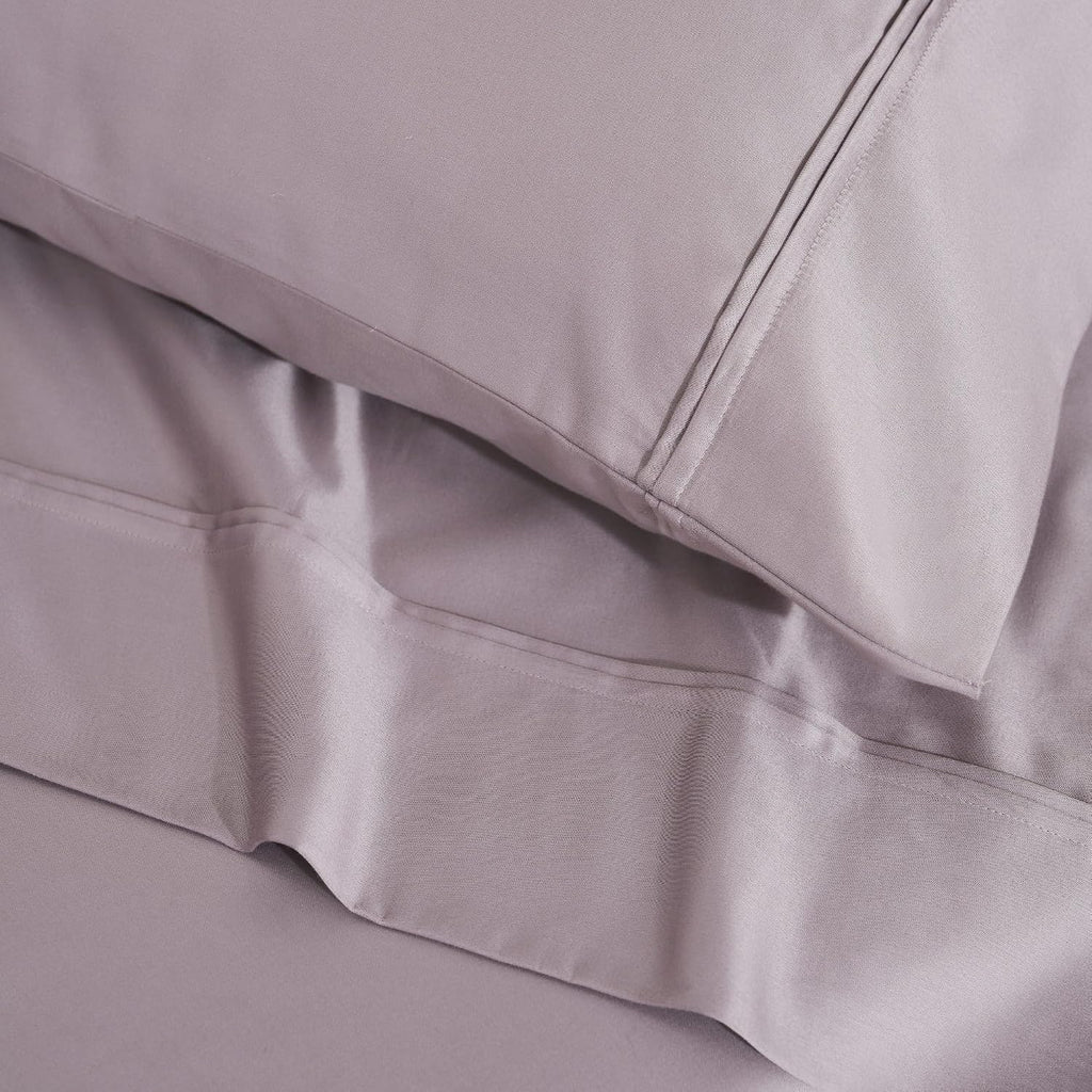 Superior 1200 Thread Count Egyptian Cotton Sheet Set, Bedroom Sheets, Home Essentials, Luxury Bedding, 1 Elastic Deep Pocket Fitted Bed Sheet, 1 Flat Sheet, 2 Pillowcases, California King, Zephyr