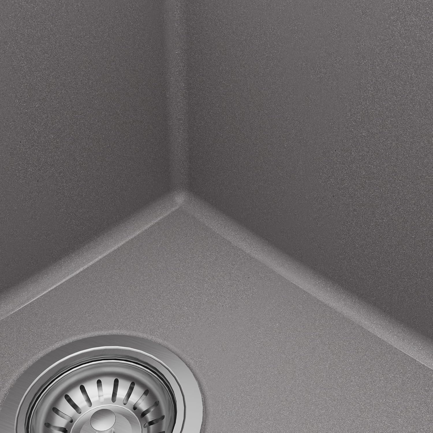 Karran QU-810 32' Undermount Double Equal Bowl Quartz Kitchen Sink Kit in Grey