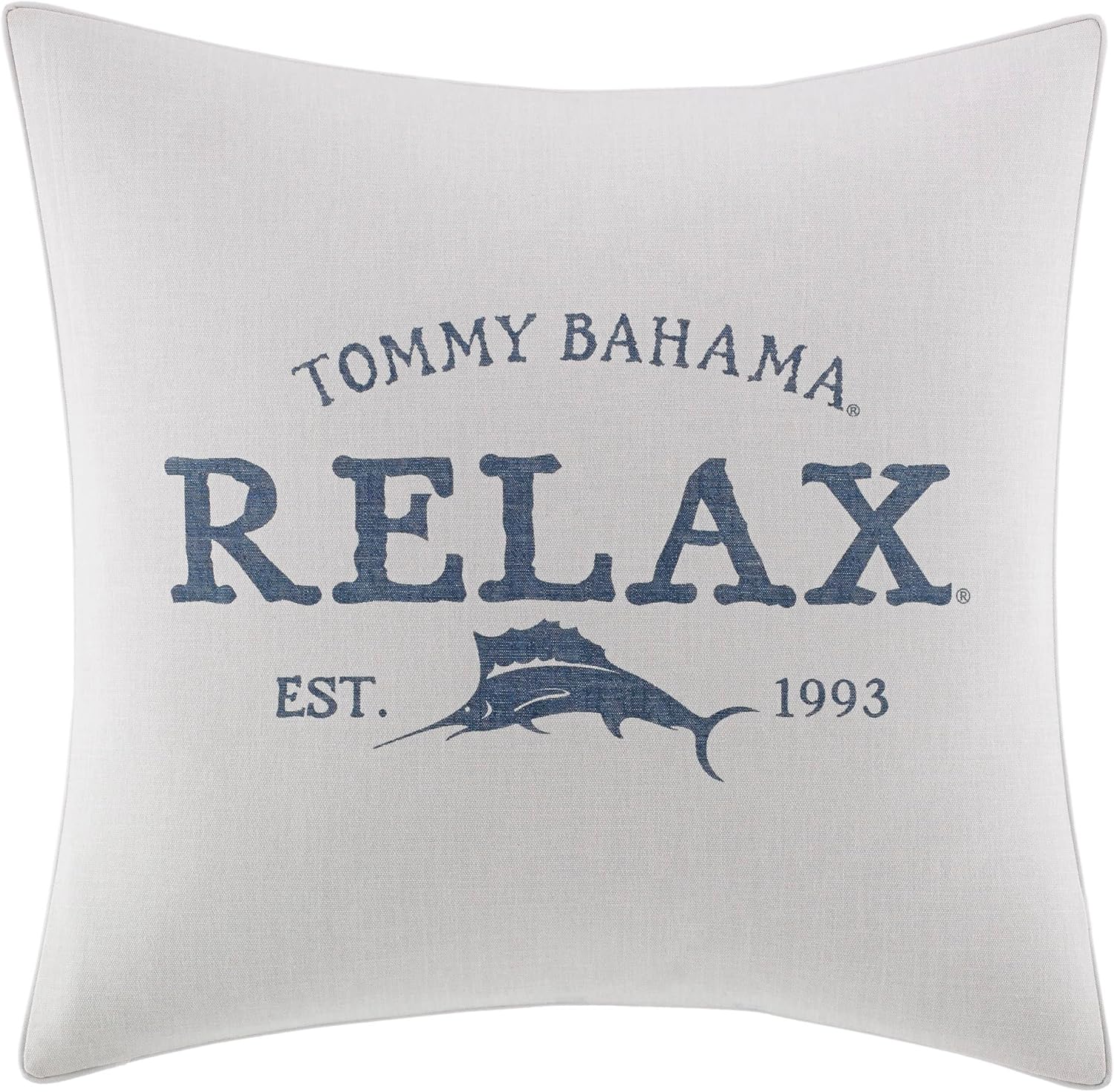 Tommy Bahama - Queen Comforter Set, Cotton Reversible Bedding with Matching Shams & Bedskirt, Super Soft Bedding Set (Raw Coast Blue, Queen)