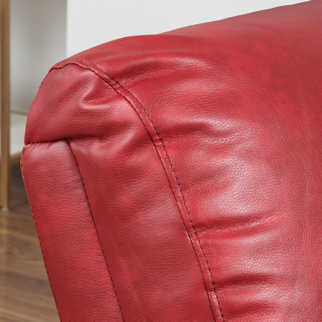 Christopher Knight Home Samedi PU Recliner, Oxblood Red