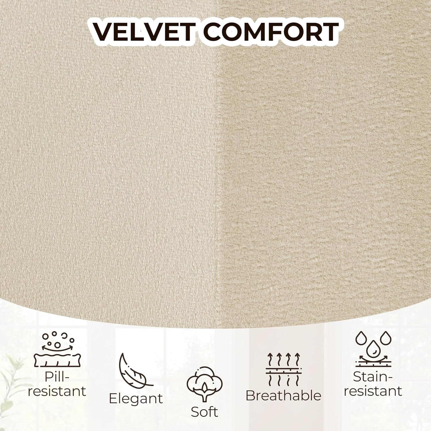 Volans Swivel Accent Chair, Mid Century Modern Dining Room Chairs with Hollow Black Metal Leg, Home Office Desk Chair No Wheels for Living Room, Bedroom, Off White
