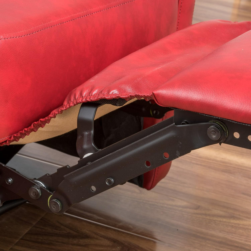Christopher Knight Home Samedi PU Recliner, Oxblood Red