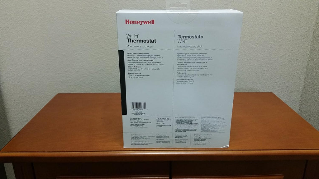 Honeywell Wi-Fi 7-Day Programmable Touchscreen Thermostat - RTH8580WF, 'Requires C Wire'
