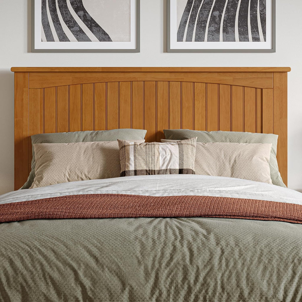 AFI, Nantucket Full Platform Bed with Footboard & Storage Drawers, Light Toffee