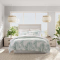 Tommy Bahama - King Comforter Set, Reversible Cotton Bedding with Matching Shams & Bonus Throw Pillows, Oeko-Tex Certified (Canyon Palms Green)