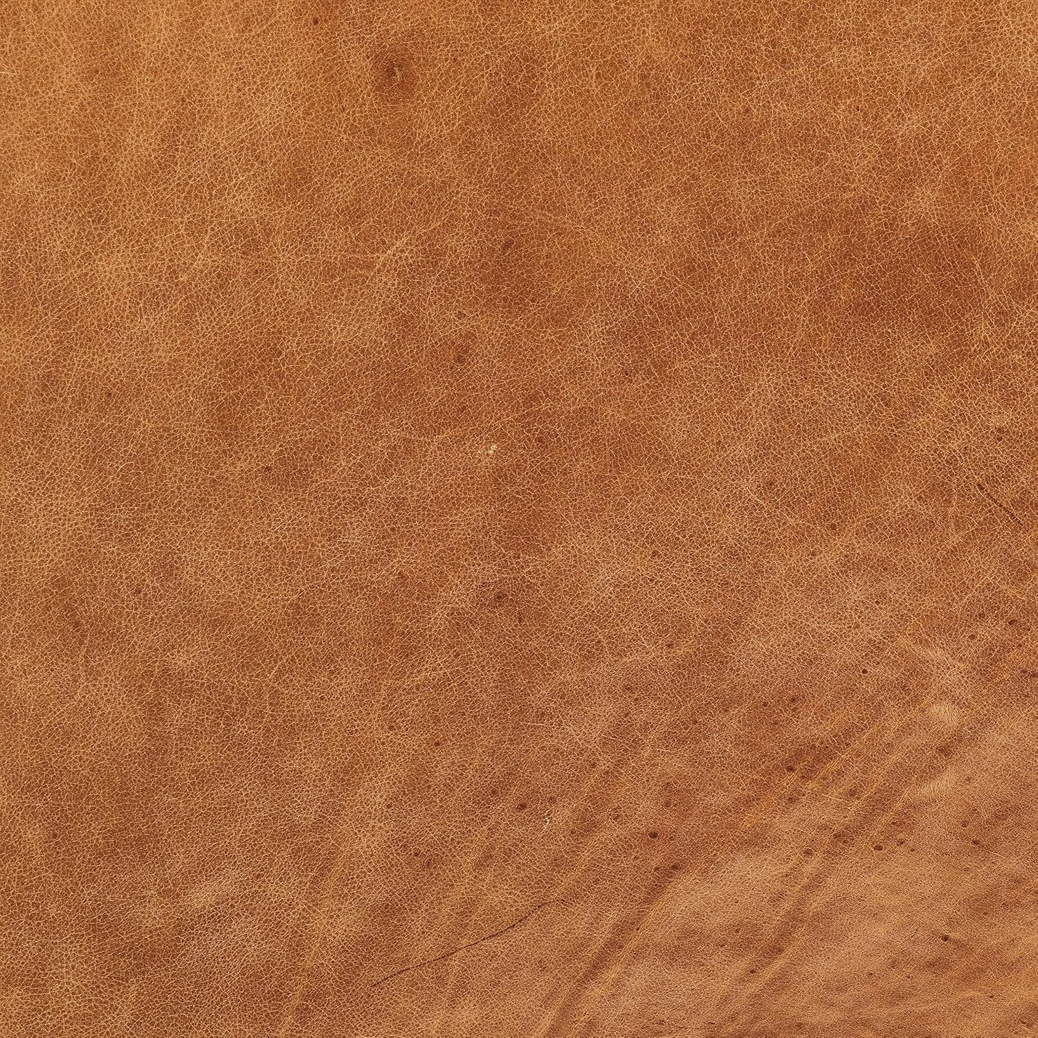 Poly & BARK Truro Queen Bed Headboard Cushion Set in Full-Grain Pure-Aniline Italian Tanned Leather in Cognac Tan